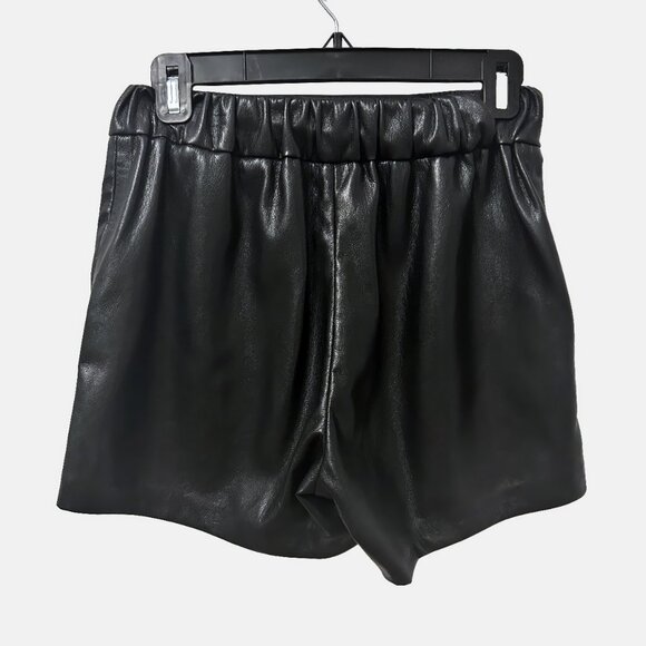 Anine Bing Koa Faux Leather Shorts, size XS - Picture 8 of 8